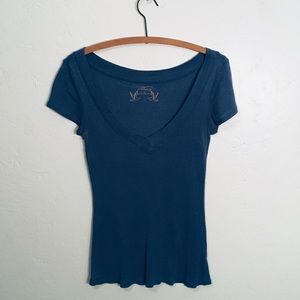Simple blue tee